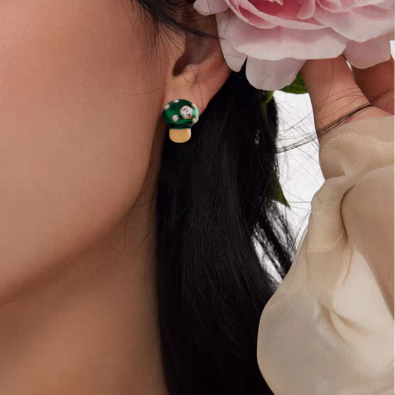 Mushroom Stud Earrings