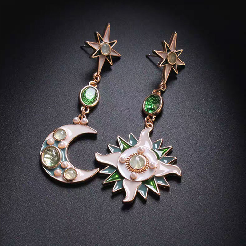 Moon & Star Earrings