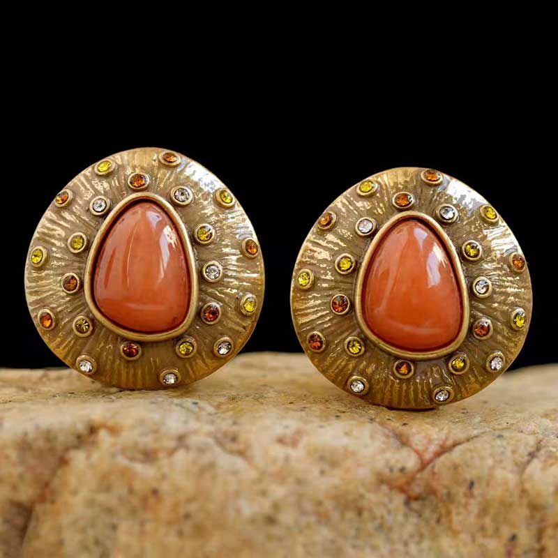 Amber Sun Earrings