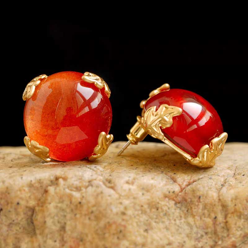 Scarlet Gem Earrings