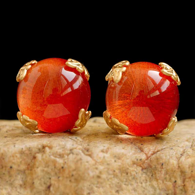 Scarlet Gem Earrings