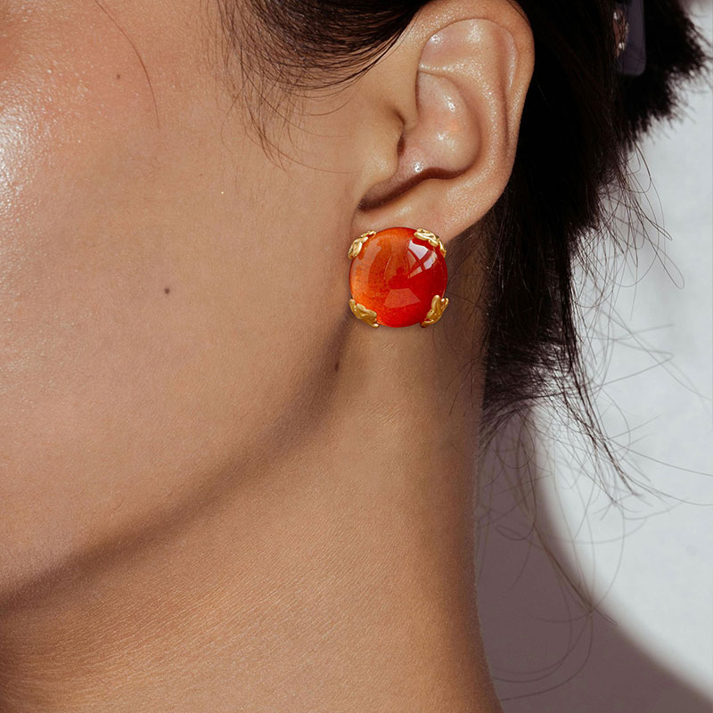 Scarlet Gem Earrings