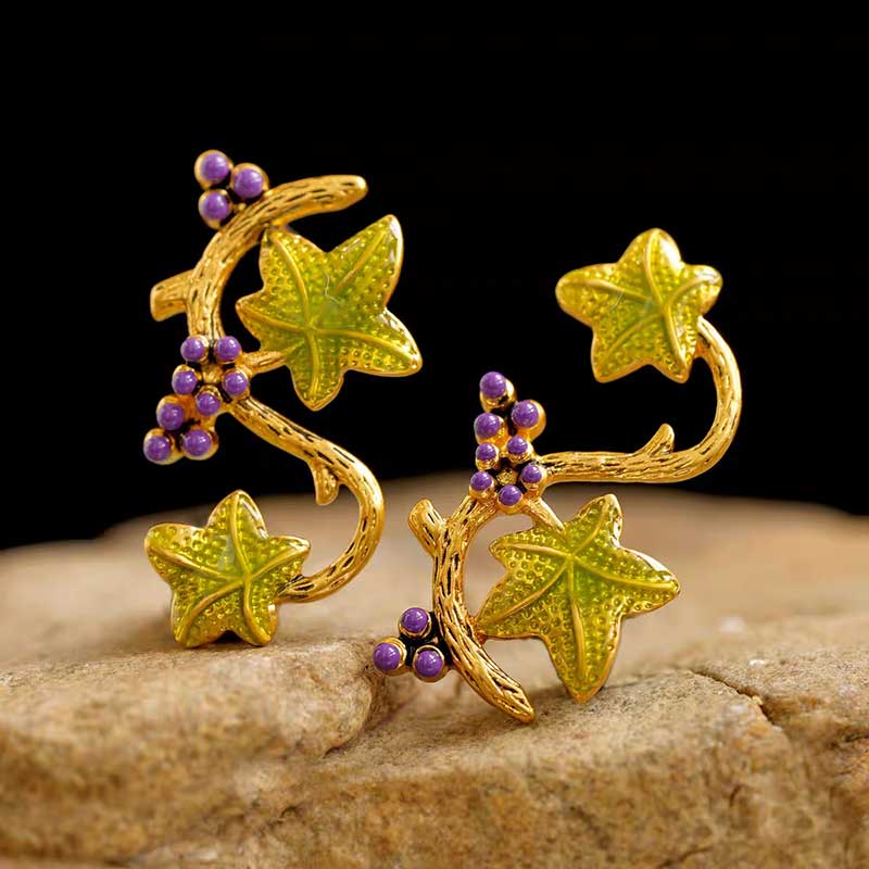 Grape Vine Earrings