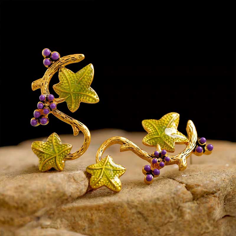 Grape Vine Earrings