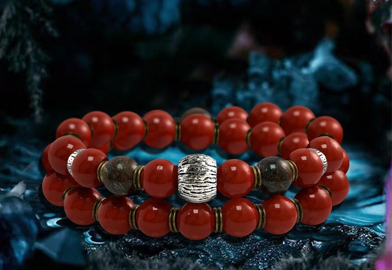Vermilion Bird - Sovereign Sky Charm Double Circle Bracelet
